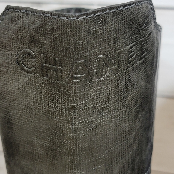 Chanel Leather Mid-Calf Boots From the Fall 2008 Collection by Karl Lagerfeld - Picture 10 of 16